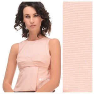 NWT. Zara Peach Bustier Sleeveless Top. Size M.